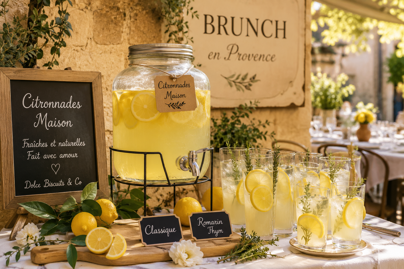 Citronnades maison